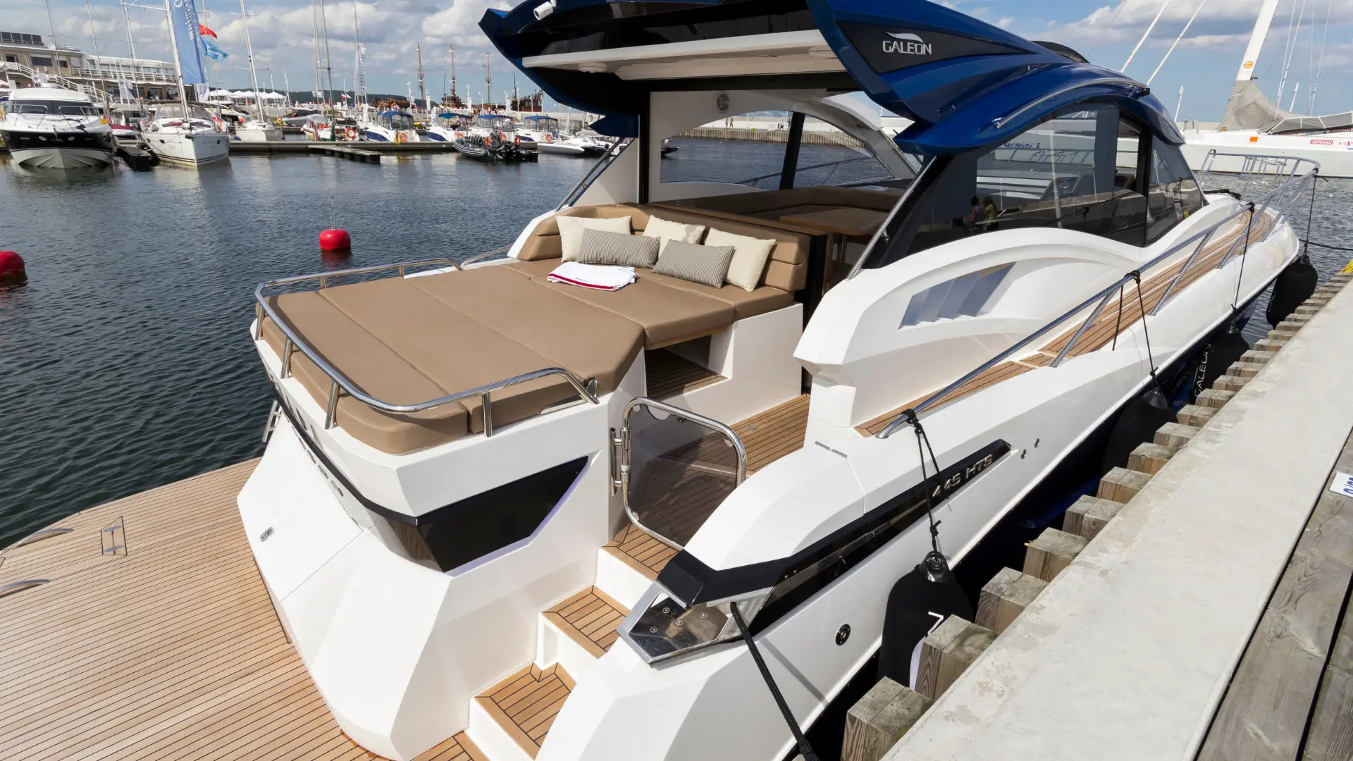 GALEON 485 HTS, a 2027 Galeon 14.98m motor yacht for sale, profile port