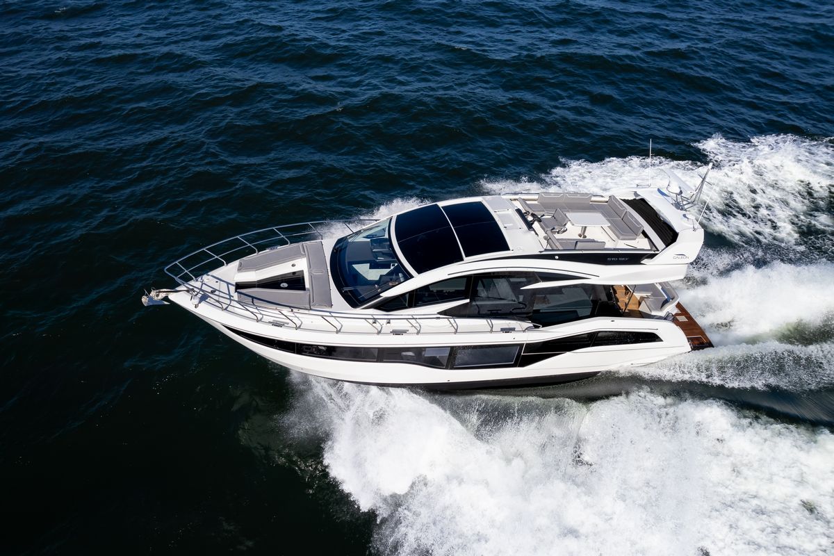 GALEON 510 SKY, a 2027 Galeon 16.2m motor yacht for sale, aerial