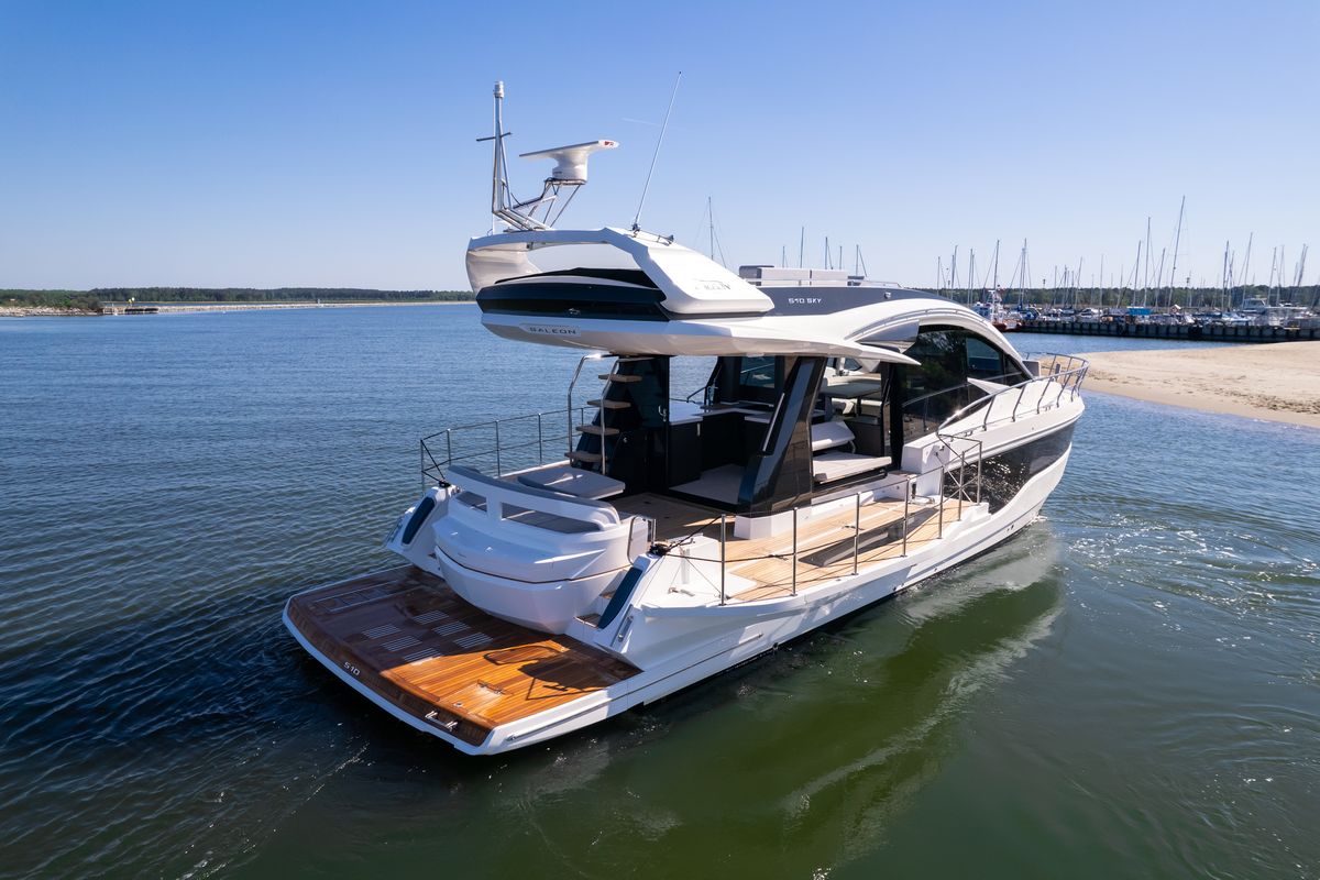 GALEON 510 SKY, a 2027 Galeon 16.2m motor yacht for sale, stern