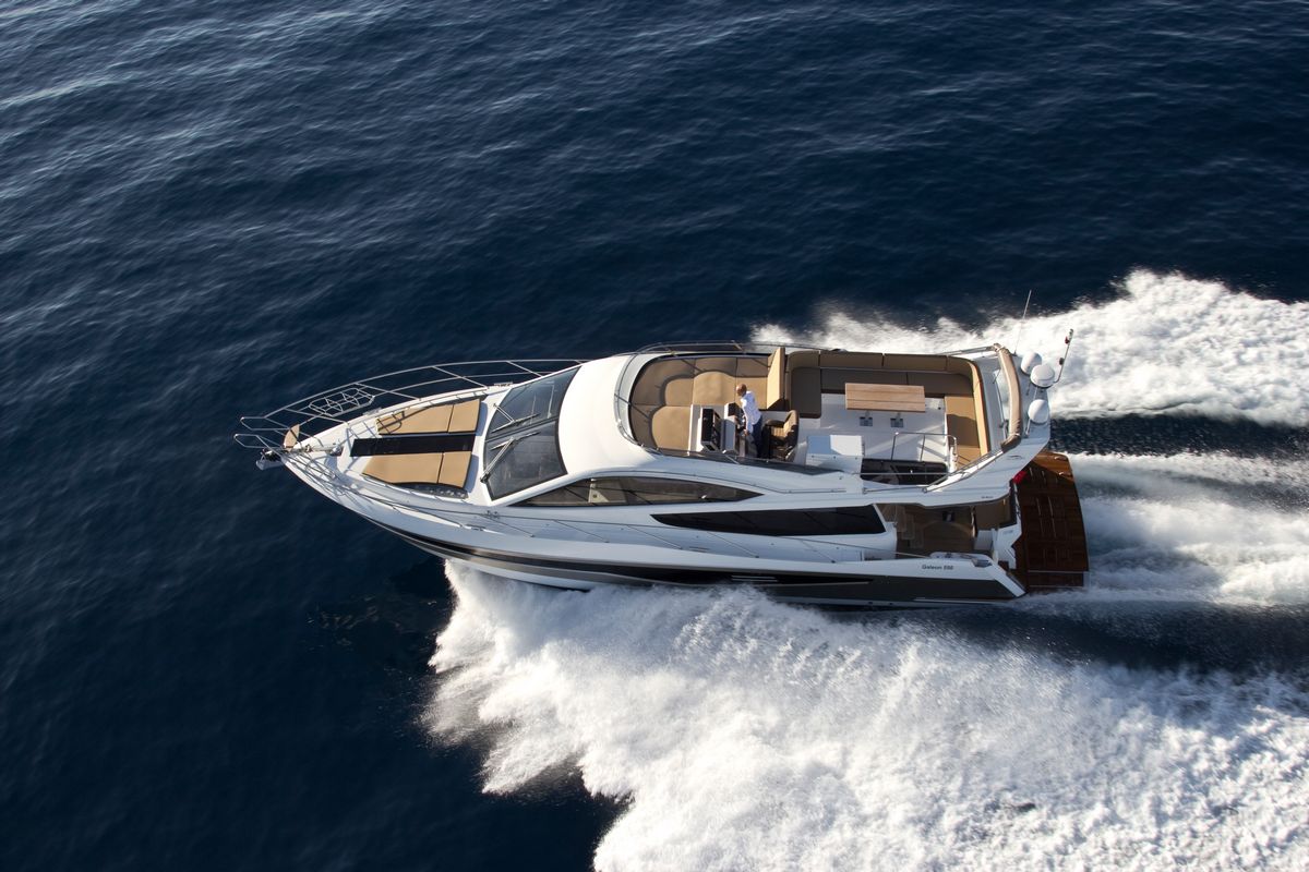 GALEON 550 FLY, a 2013 Galeon 17.7m motor yacht for sale, running