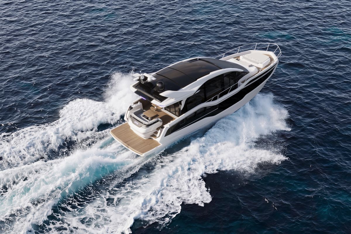GALEON 570 SKY, a 2027 Galeon 17.7m motor yacht for sale, running