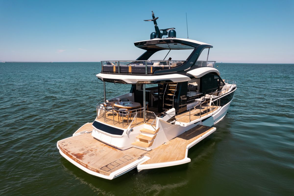 GALEON 620 FLY, a 2027 Galeon 19.68m motor yacht for sale, aerial