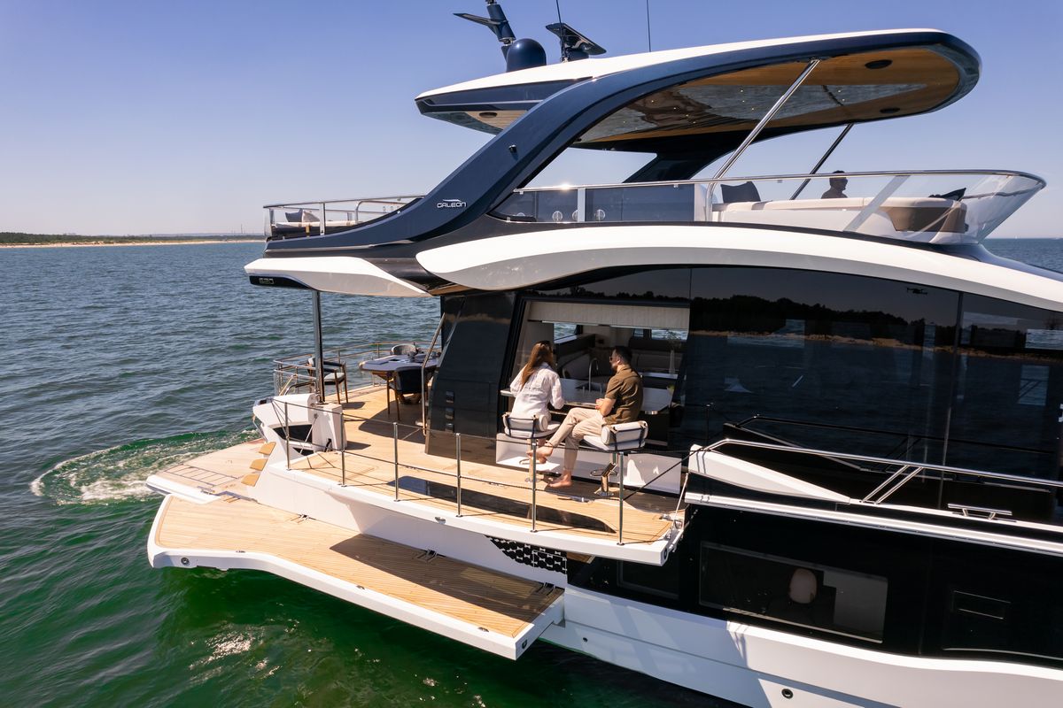 GALEON 620 FLY, a 2027 Galeon 19.68m motor yacht for sale, aerial