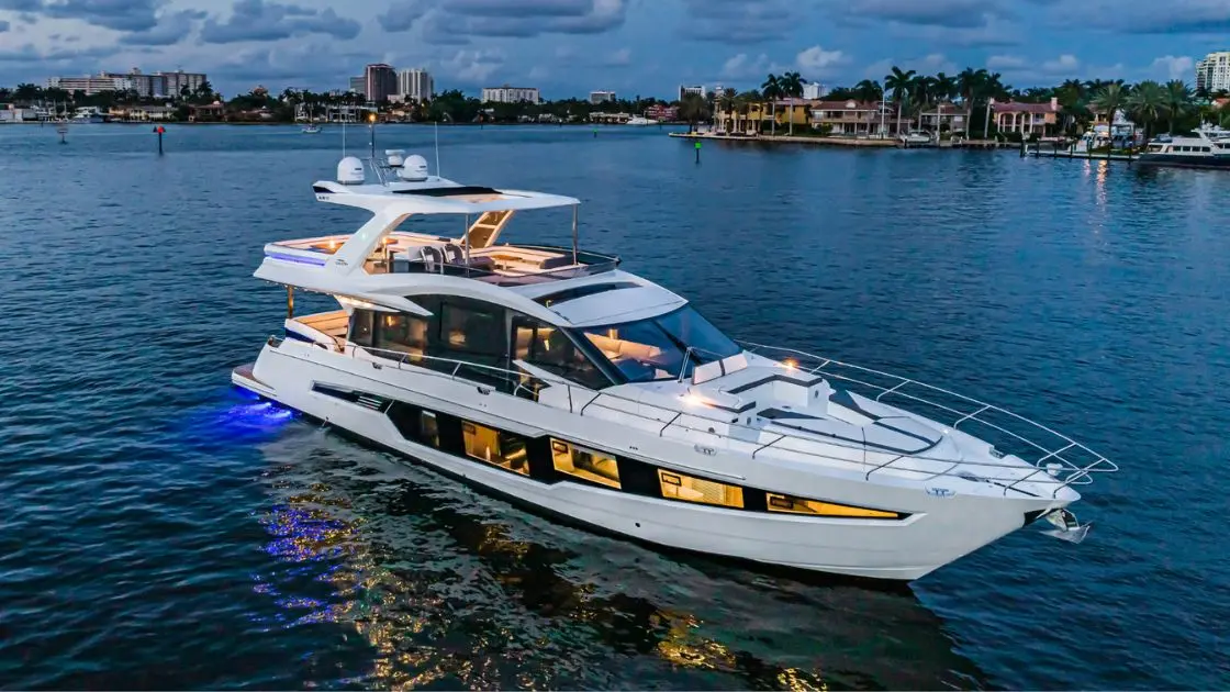 GALEON 680 FLY, a 2027 22.2m motor yacht for sale, night