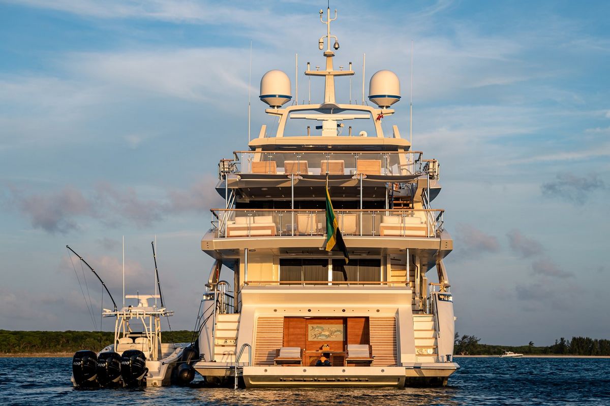 "INSPIRATION", a 2017 Benetti 38.1m motor yacht for sale, stern