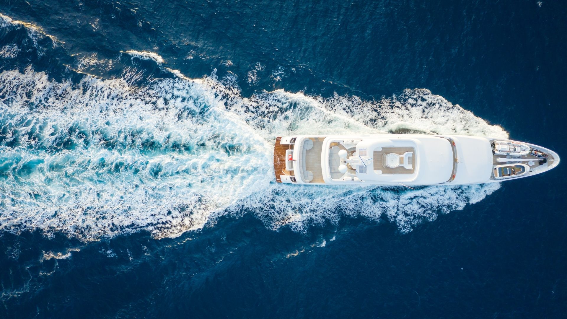 "JAZ", a 1997 AMELS 51m motor yacht for charter, aerial