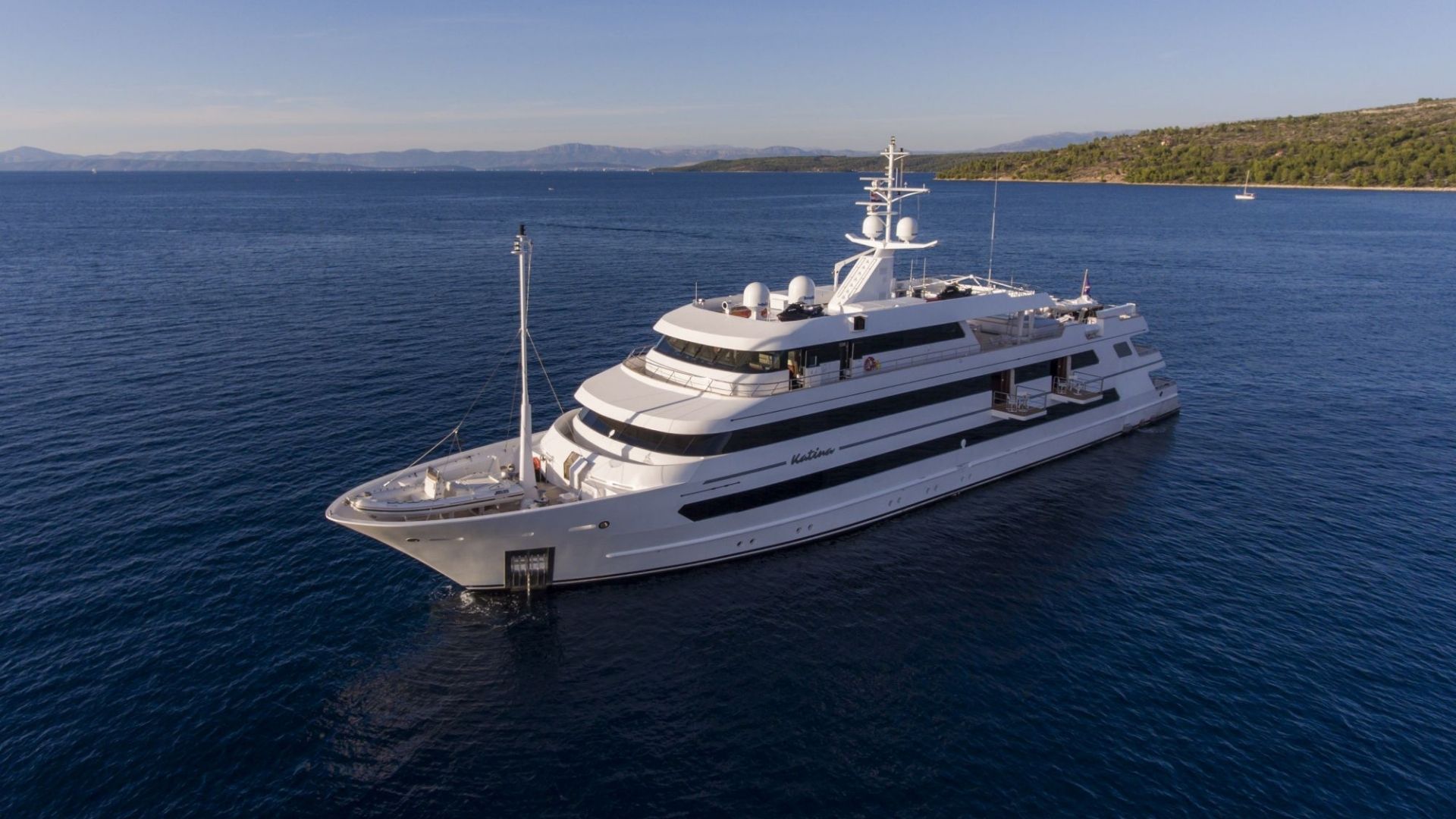 "KATINA", a 2015 Brodosplit 60m motor yacht for charter, bow