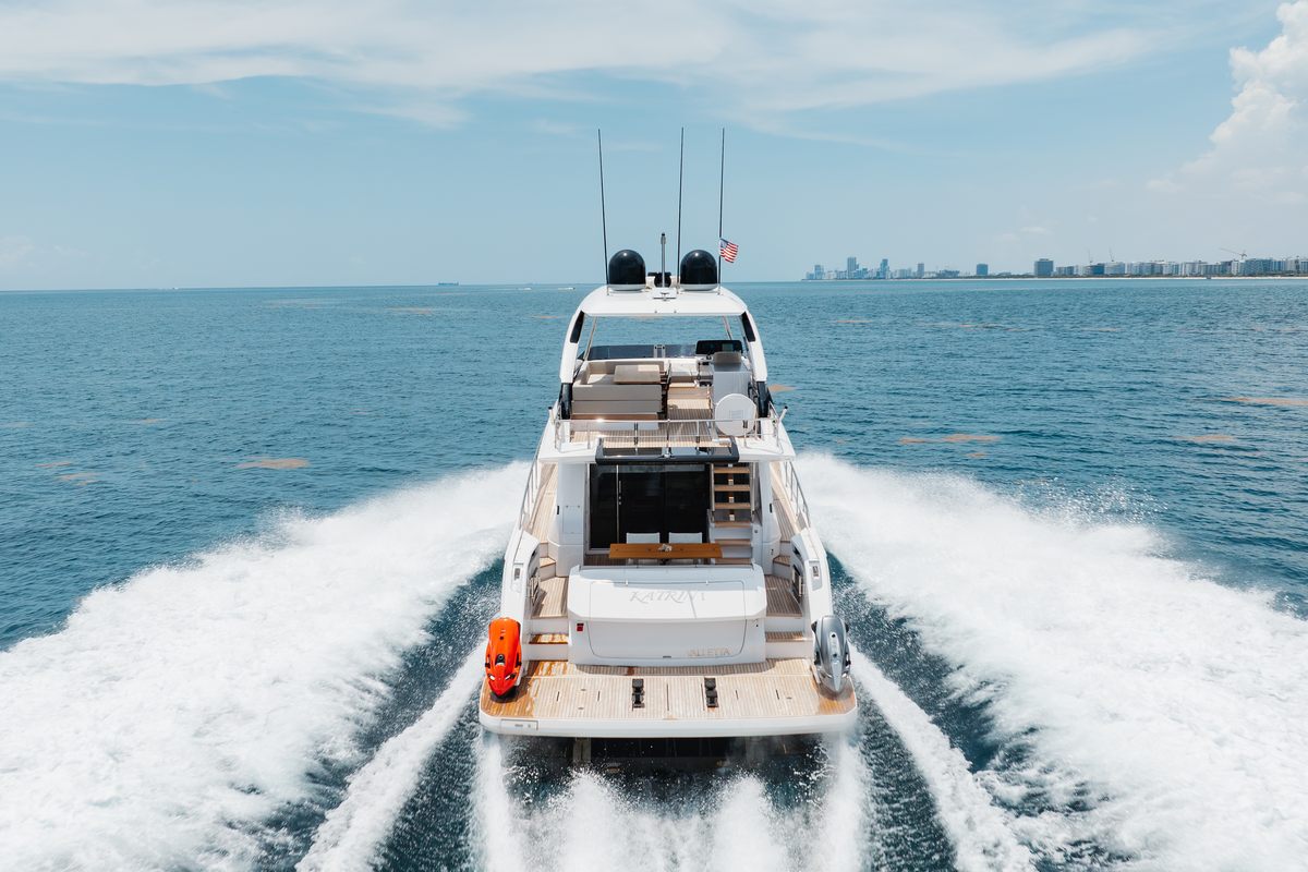 "KATRIN I", a 2025 Ferretti Yachts 20.42m motor yacht for sale, stern