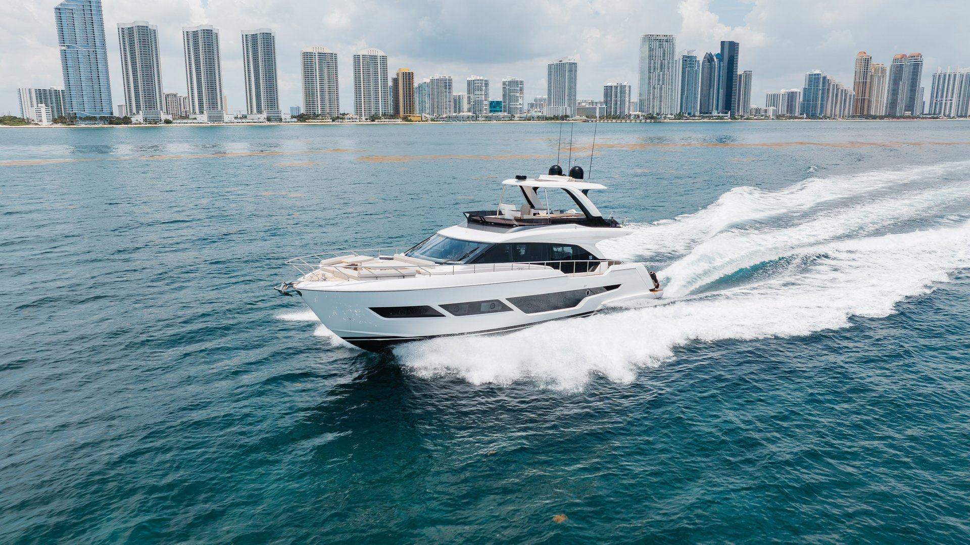 "KATRIN I", a 2025 Ferretti Yachts 20.42m motor yacht for sale, running