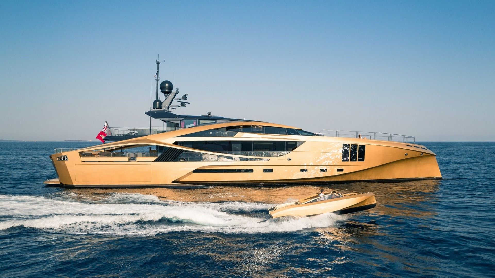 "KHALILAH", a 2015 Palmer Johnson 49m motor yacht for charter, profile port