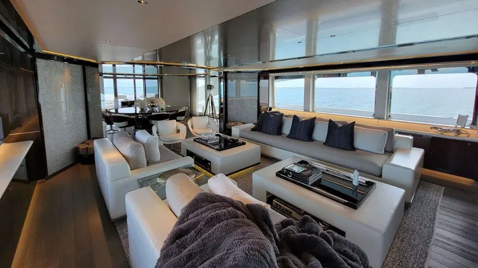 "KNIGHT", a 2011 Heesen Yachts 49.68m motor yacht for charter, main salon