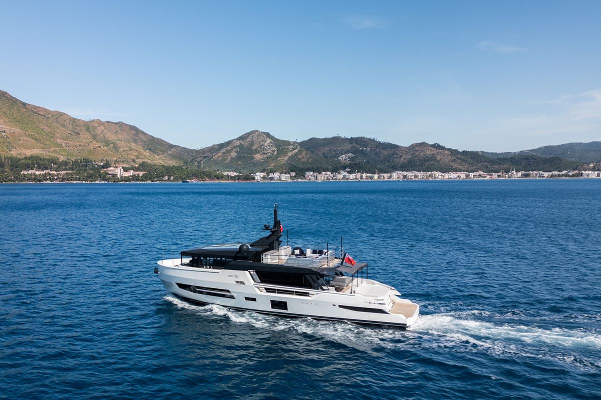 "LA CREME", a 2023 23.98m motor yacht for sale, running
