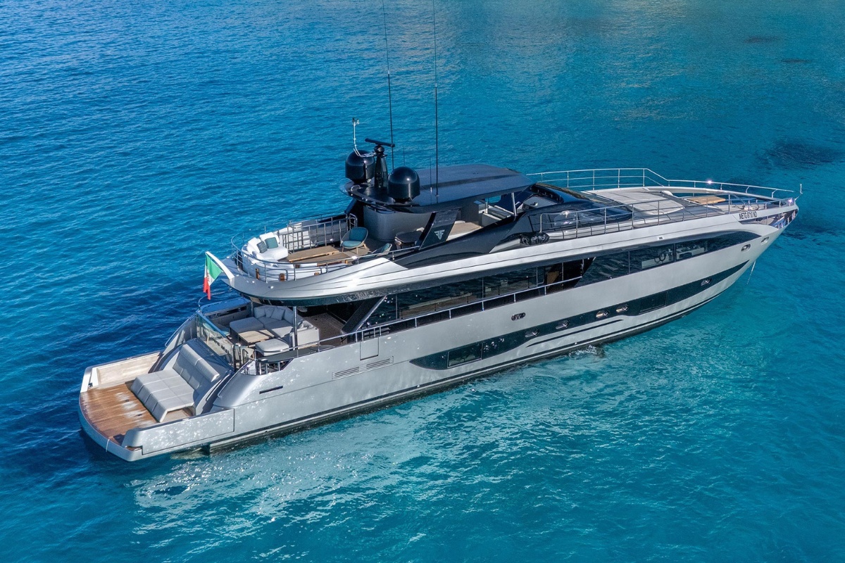 "MAI DIRE MAI", a 2024 Filippetti 30.5m motor yacht for sale, aerial