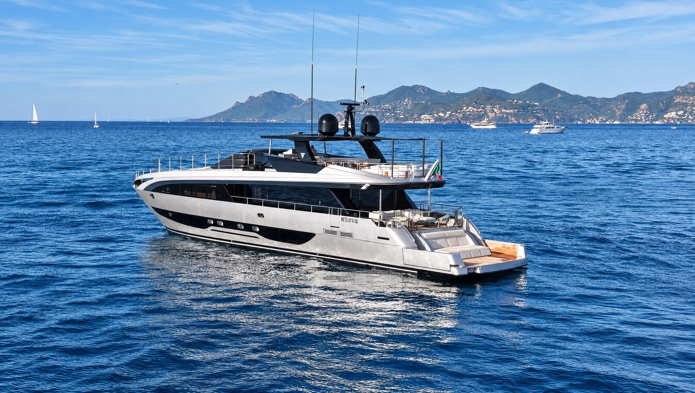 "MAI DIRE MAI", a 2024 Filippetti 30.5m motor yacht for sale, stern