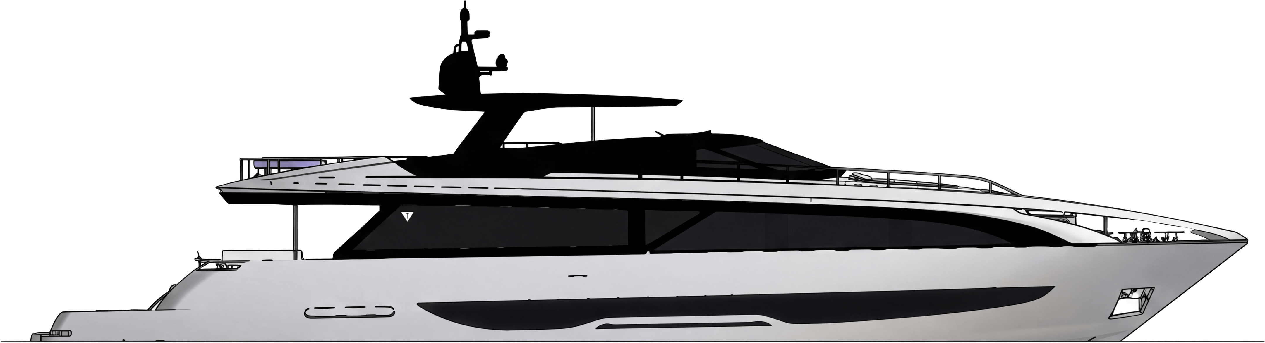Side view deck plan