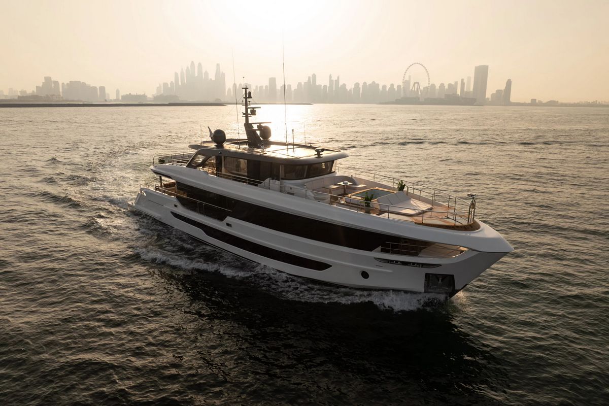 MAJESTY 100 TERRACE, a 2028 Majesty 32.25m motor yacht for sale, running
