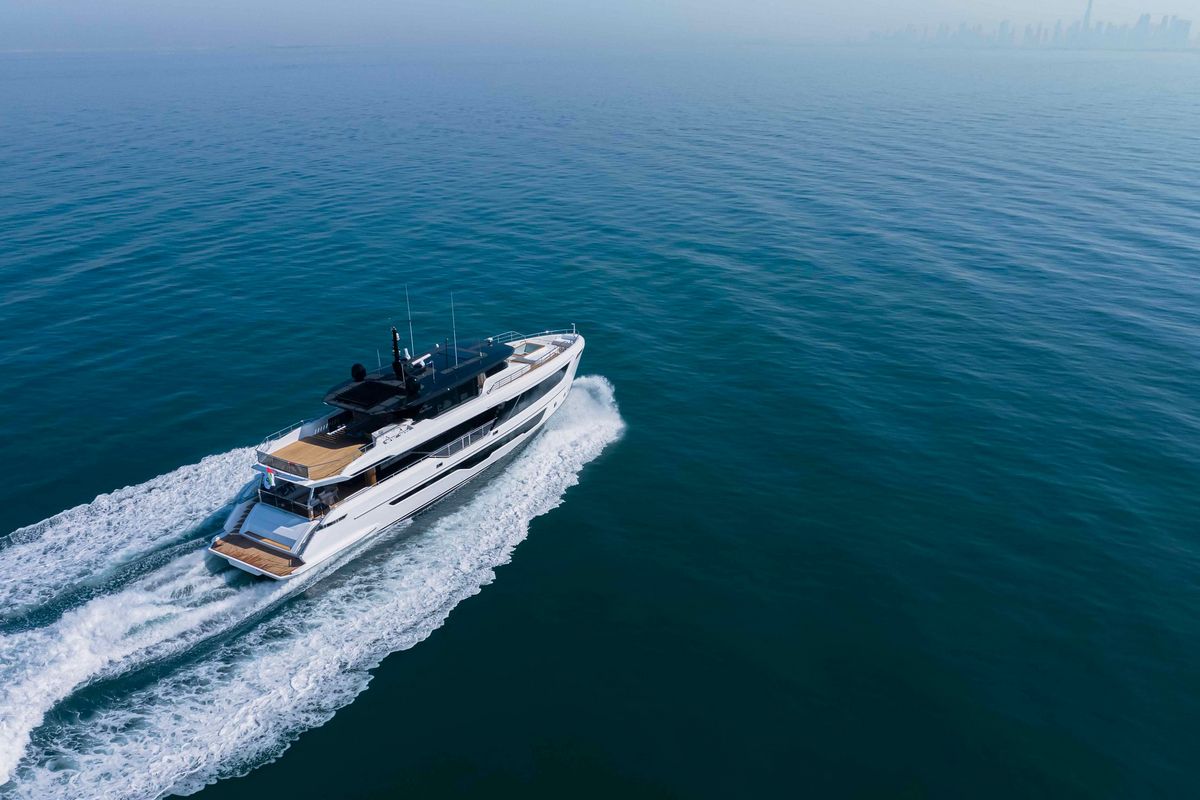 MAJESTY 111, a 2028 Majesty 34.1m motor yacht for sale, running