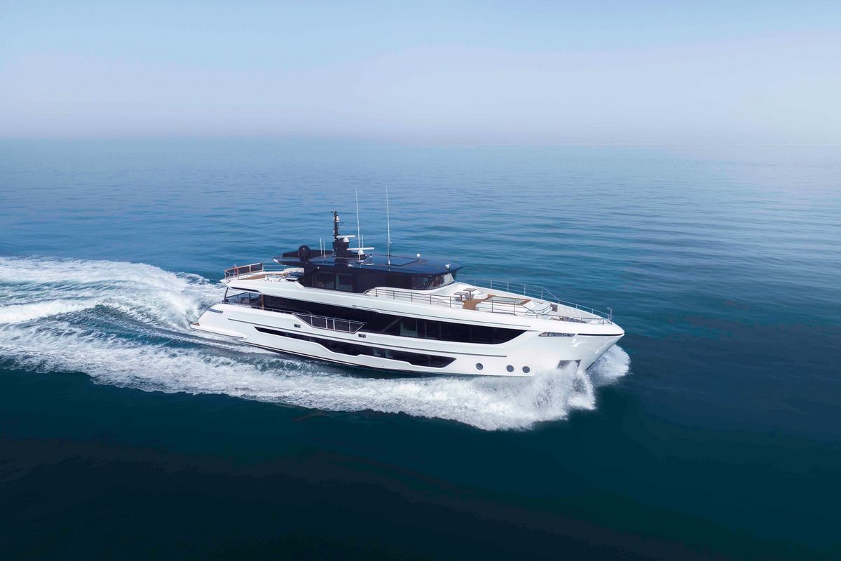 MAJESTY 111, a 2028 Majesty 34.1m motor yacht for sale, running
