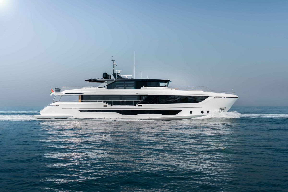 MAJESTY 111, a 2028 Majesty 34.1m motor yacht for sale, running