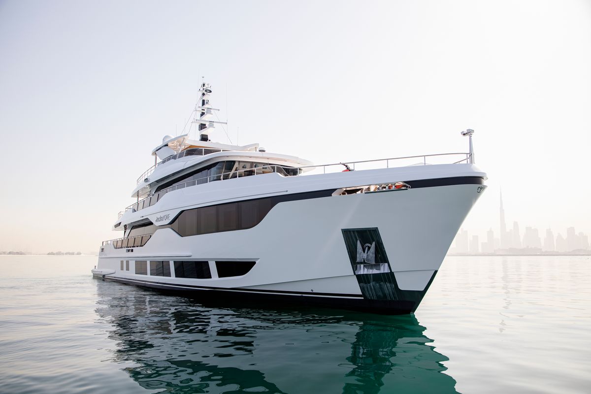 MAJESTY 120, a 2028 Majesty 37m motor yacht for sale, bow
