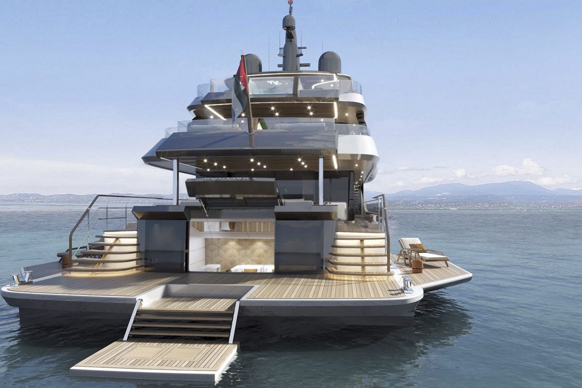 MAJESTY 160, a 2028 Majesty 49m motor yacht for sale, transom