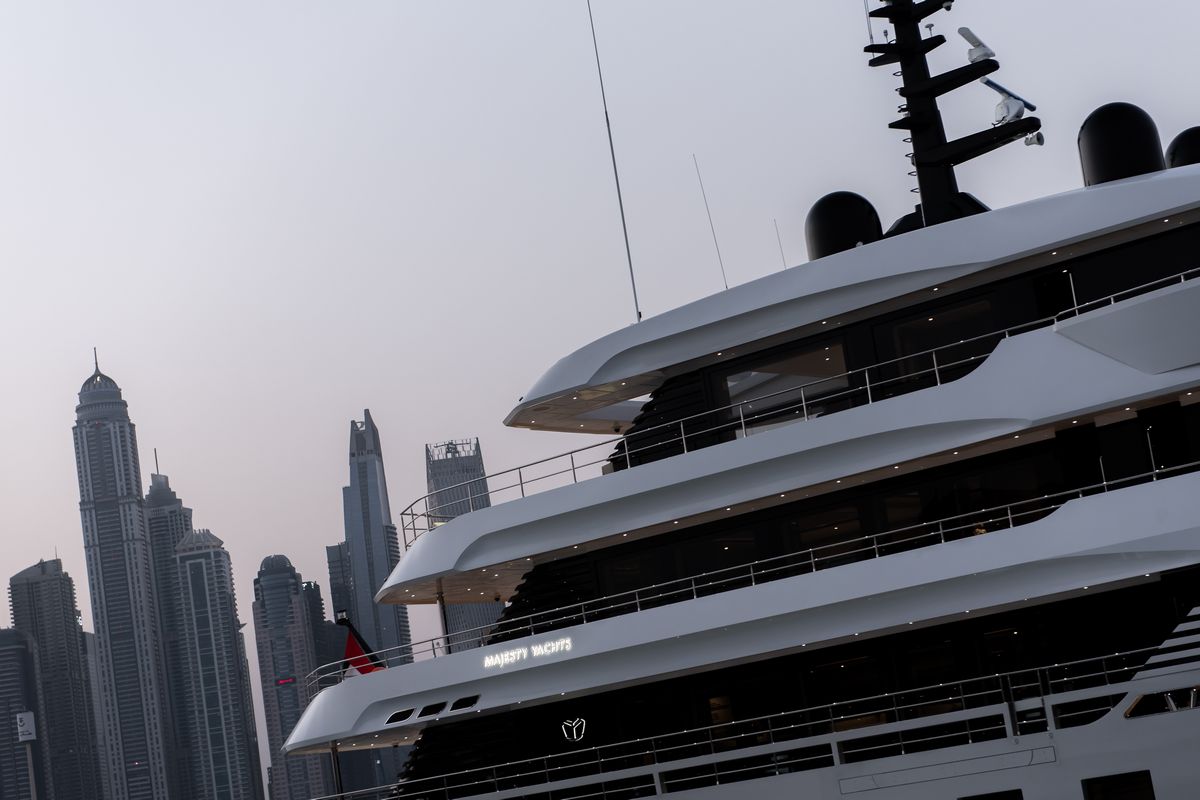 MAJESTY 175, a 2028 Majesty 56.4m motor yacht for sale, profile starboard