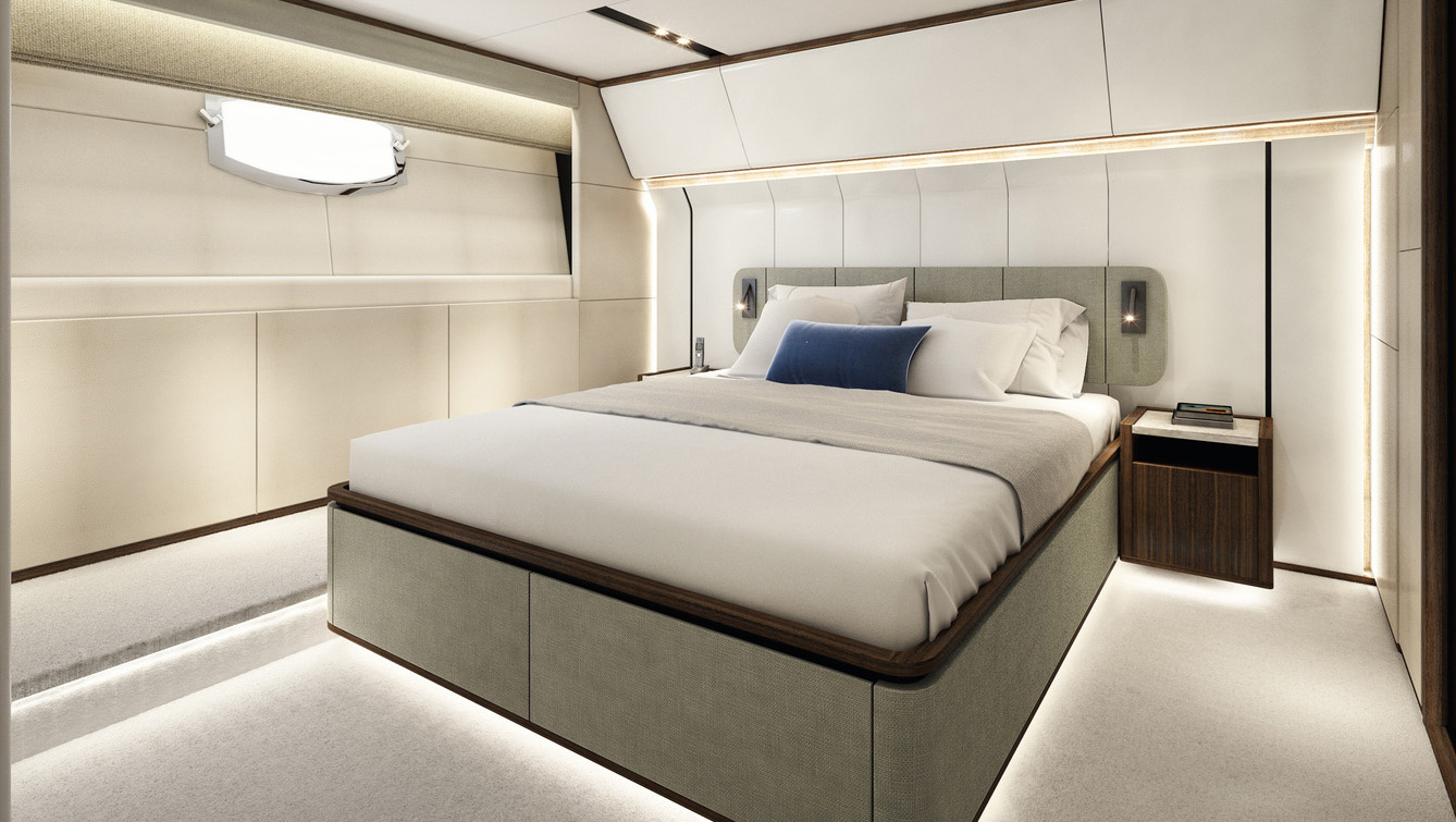 MAJESTY 62 MALDIVES, a 2027 Majesty 18.78m motor yacht for sale, master cabin