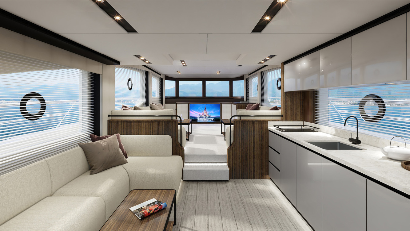 MAJESTY 62 MALDIVES, a 2027 Majesty 18.78m motor yacht for sale, galley