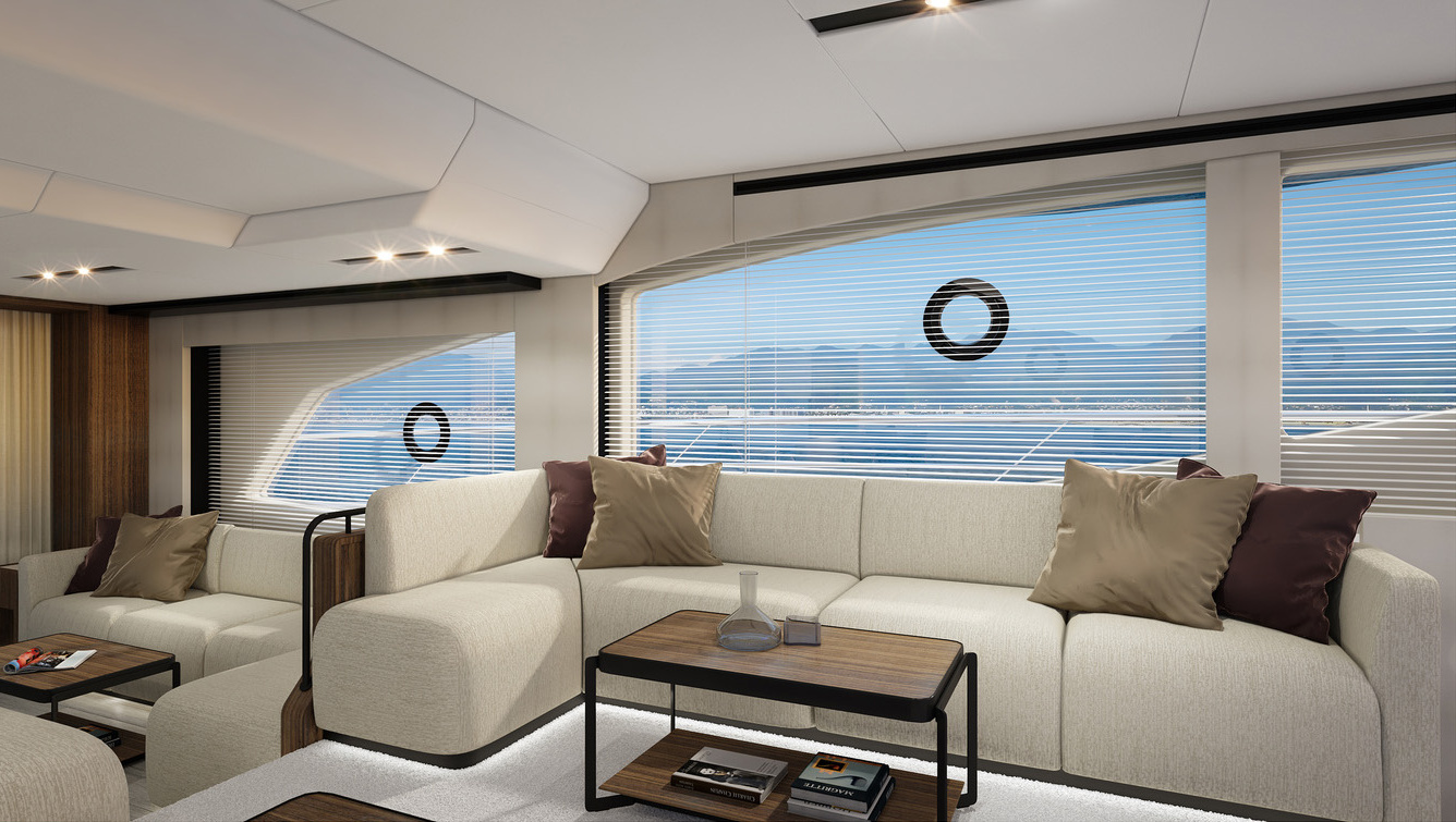 MAJESTY 62 MALDIVES, a 2027 Majesty 18.78m motor yacht for sale, main salon