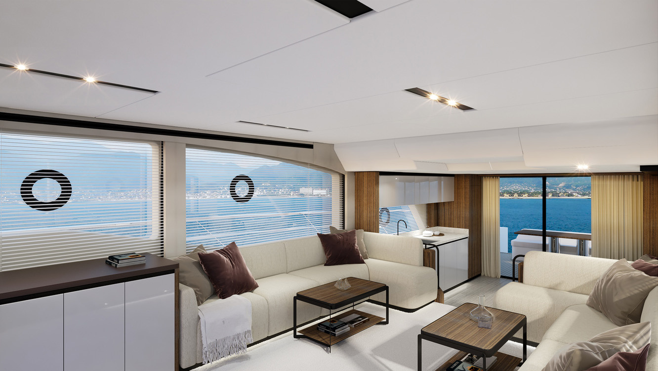 MAJESTY 62 MALDIVES, a 2027 Majesty 18.78m motor yacht for sale, main salon