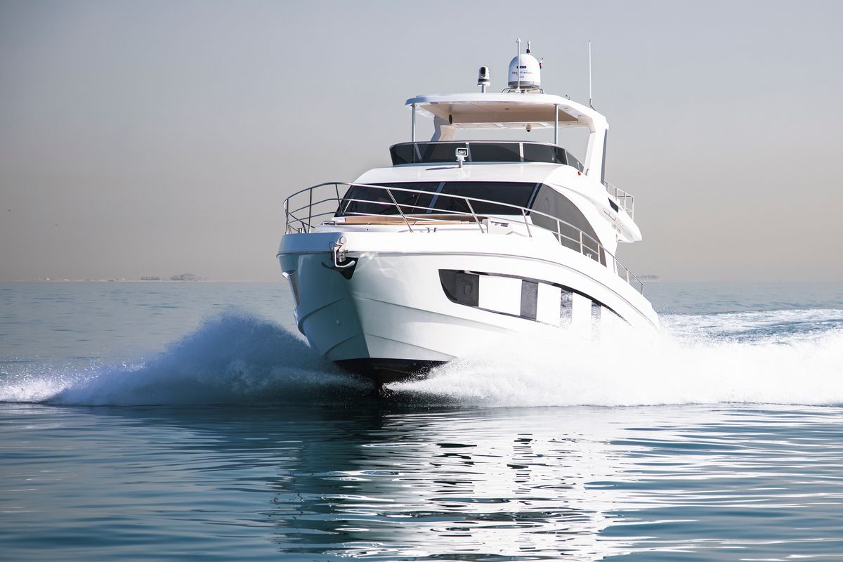 Majesty 62, a 2027 Majesty 18.78m motor yacht for sale, bow