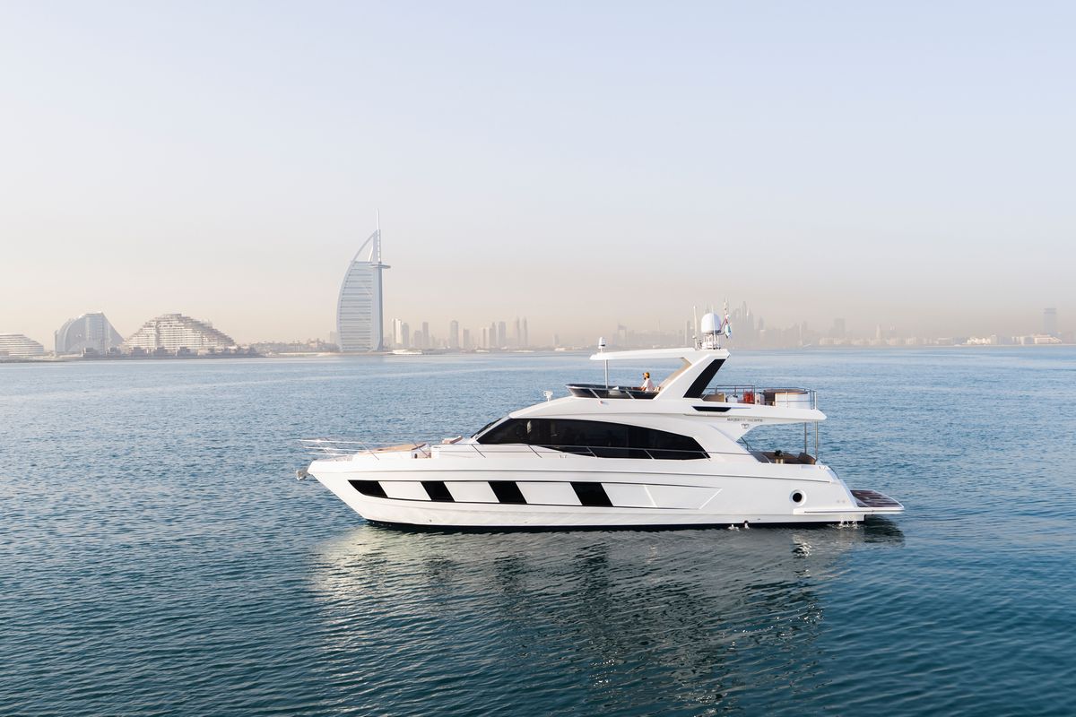 Majesty 62, a 2027 Majesty 18.78m motor yacht for sale, profile port