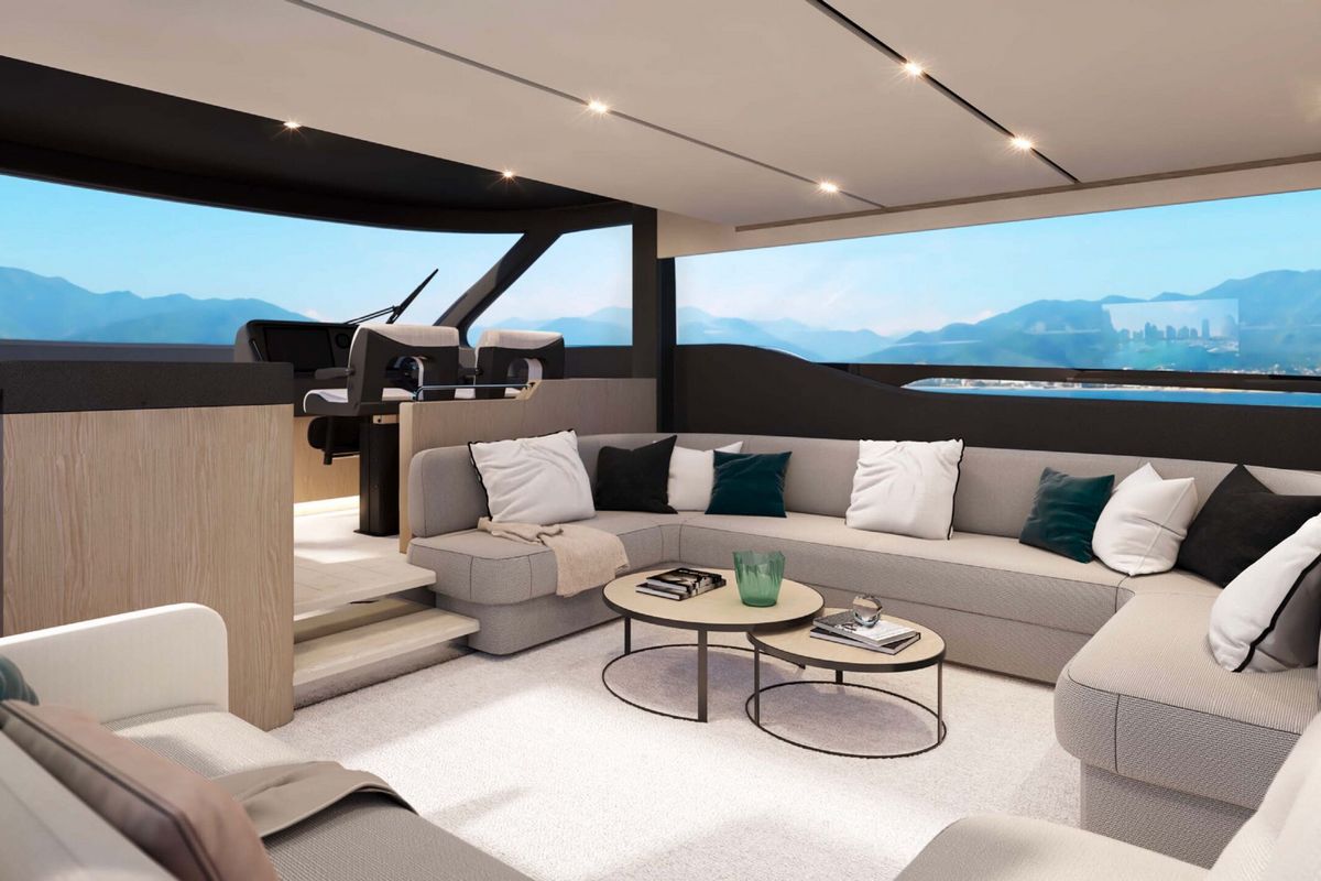 MAJESTY 72, a 2027 Majesty 21.99m motor yacht for sale, main salon