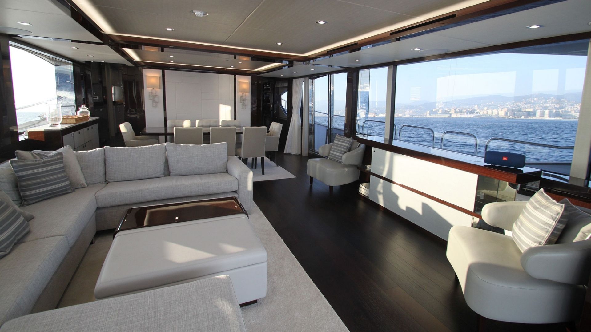 "MR. K IRISTON", a 2021 Sunseeker 28.06m motor yacht for charter, main salon
