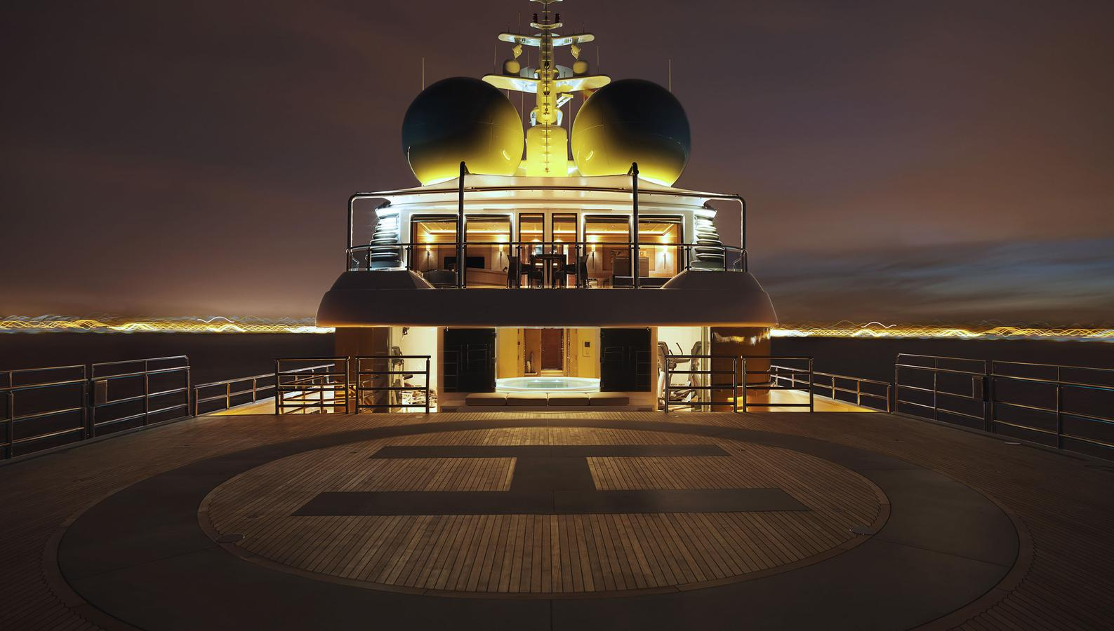 "NAIA", a 2011 Freire 73.6m motor yacht for charter, helipad