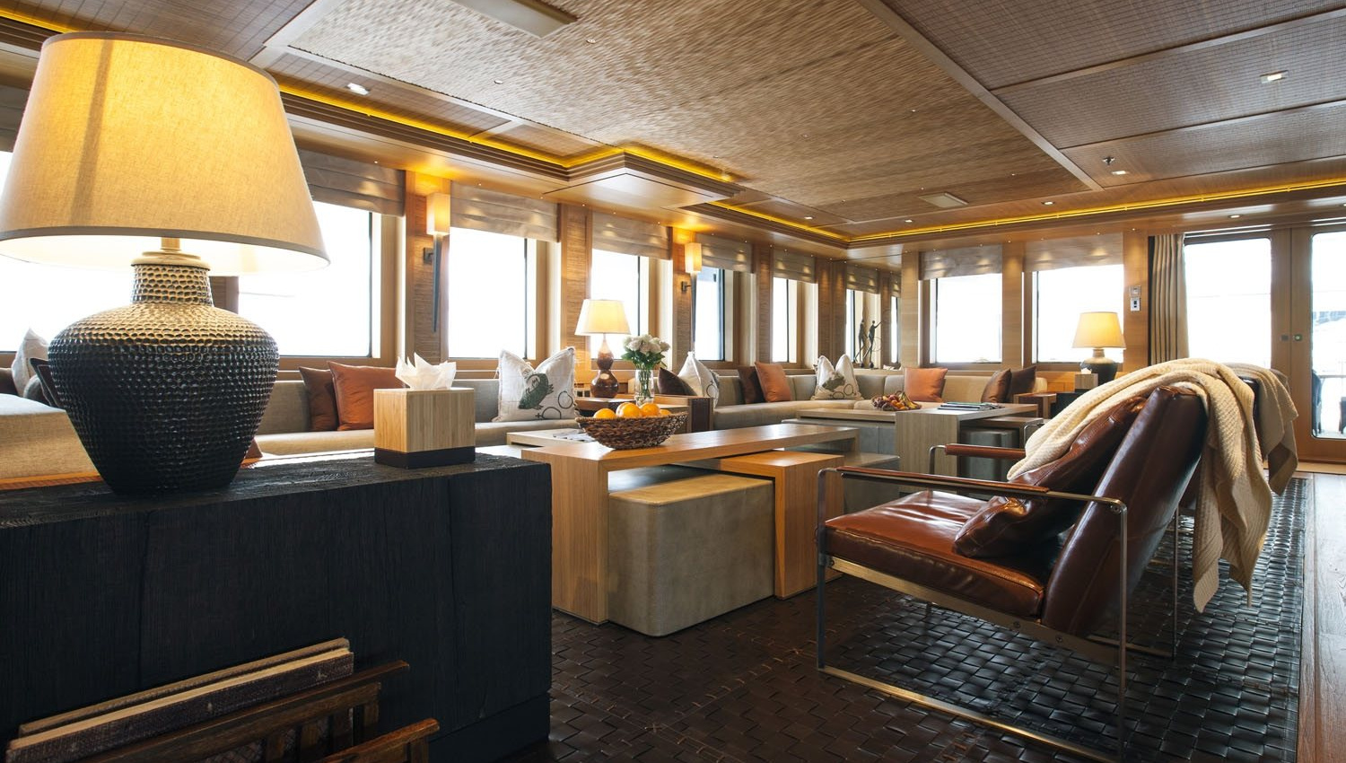 "NAIA", a 2011 Freire 73.6m motor yacht for charter, main salon
