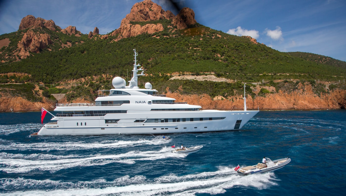 "NAIA", a 2011 Freire 73.6m motor yacht for charter, running