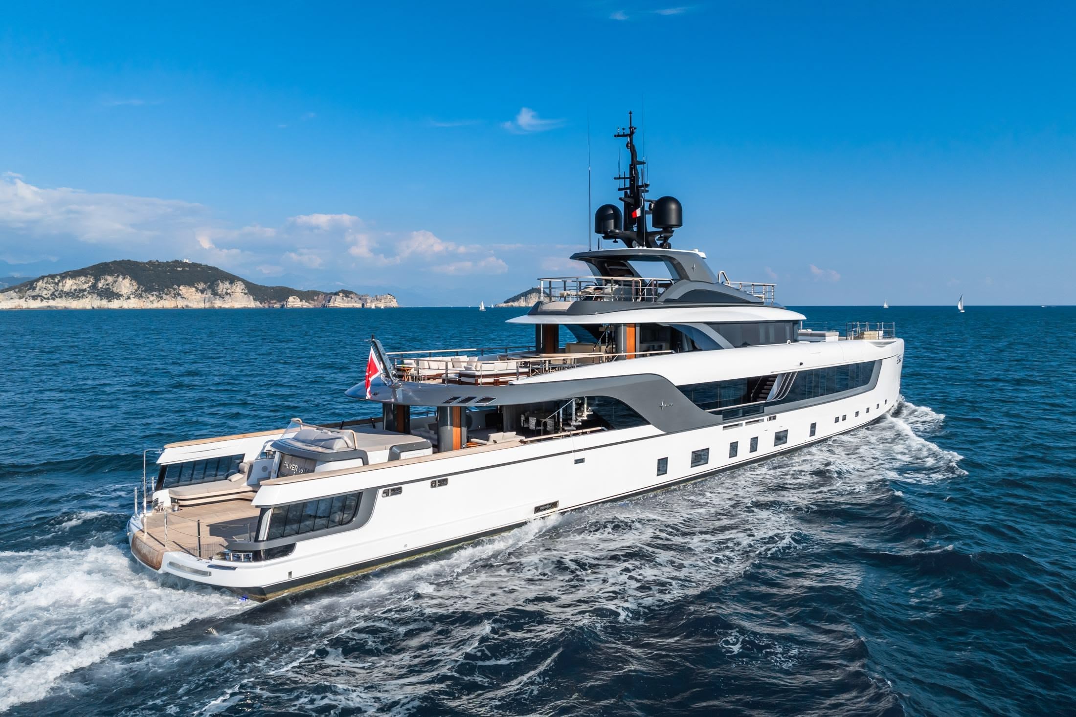 "NAVIS", a 2024 Admiral Yachts 55.2m motor yacht, for sale with Smart Yachts, running