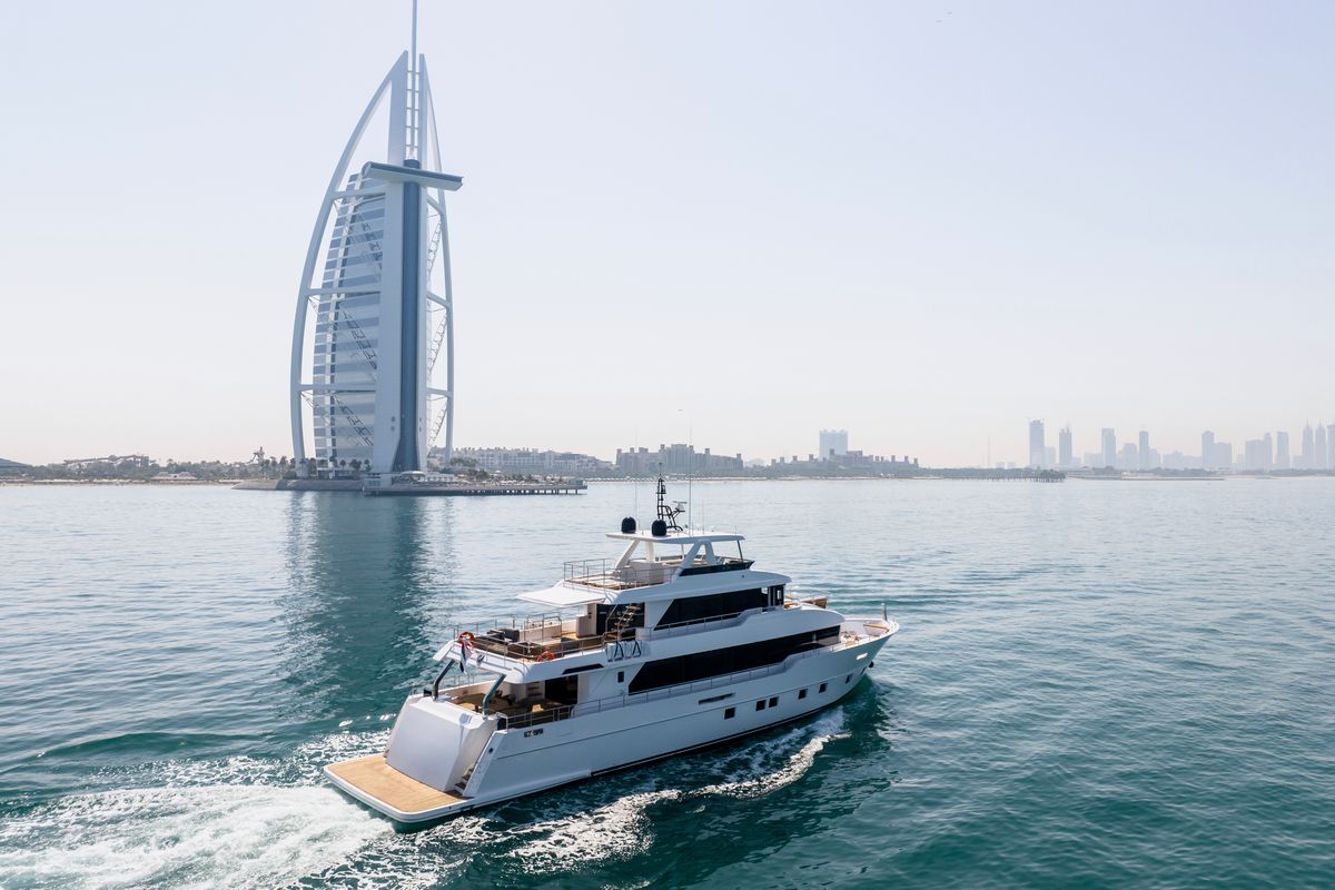 NOMAD 101, a 2028 Nomad Yachts 30.8m motor yacht for sale, running