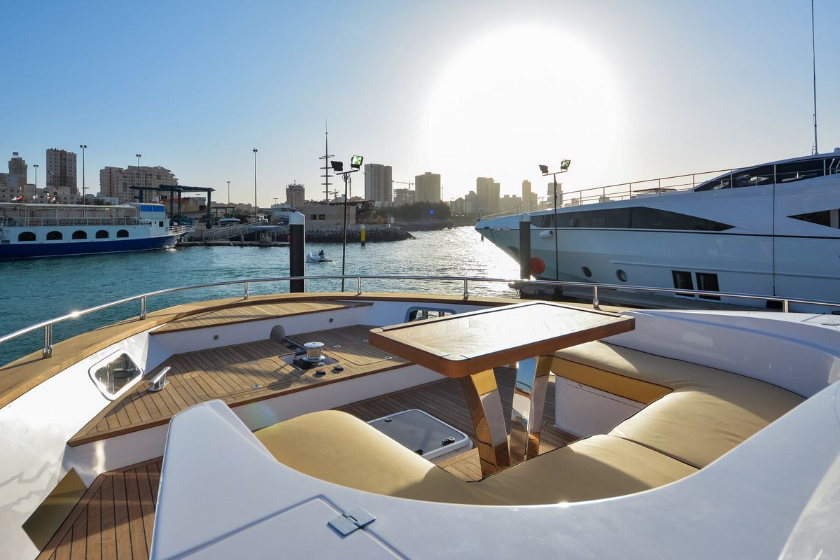 NOMAD 65 SUV, a 2027 Nomad Yachts 20.04m motor yacht for sale, bow lounge