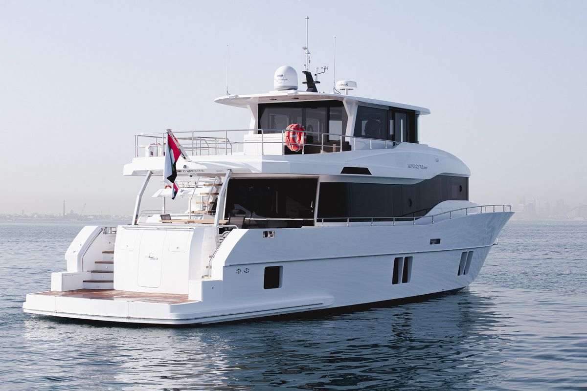 Nomad 70 SUV, a 2027 Nomad Yachts 21.5m motor yacht for sale, stern