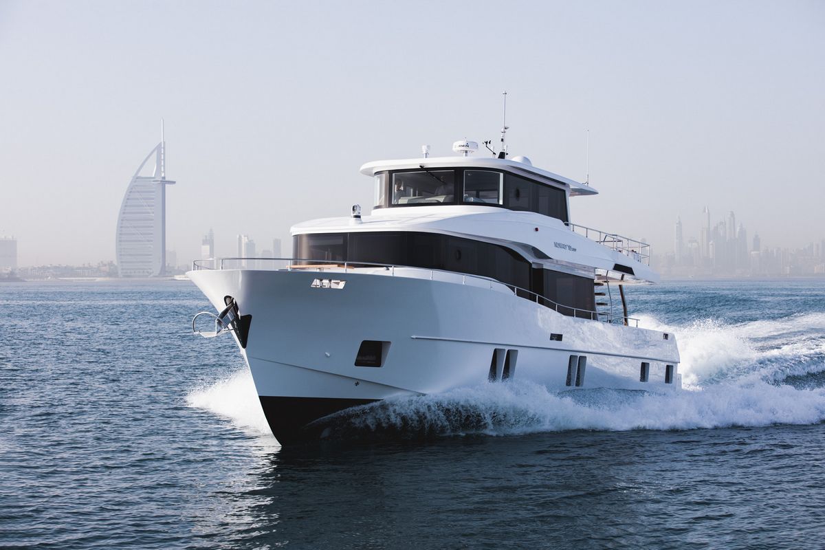 Nomad 70 SUV, a 2027 Nomad Yachts 21.5m motor yacht for sale, running