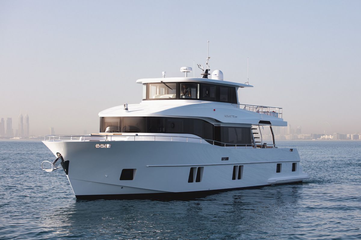 Nomad 70 SUV, a 2027 Nomad Yachts 21.5m motor yacht for sale, bow