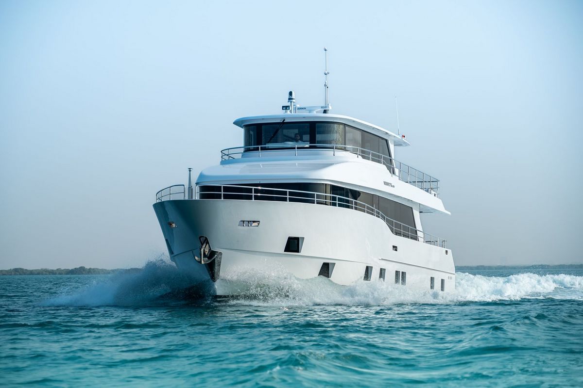 NOMAD 75 SUV, a 2027 Nomad Yachts 22.86m motor yacht for sale, bow