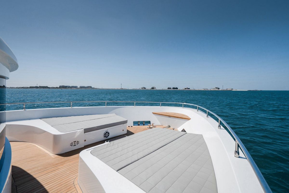 NOMAD 75 SUV, a 2027 Nomad Yachts 22.86m motor yacht for sale, foredeck