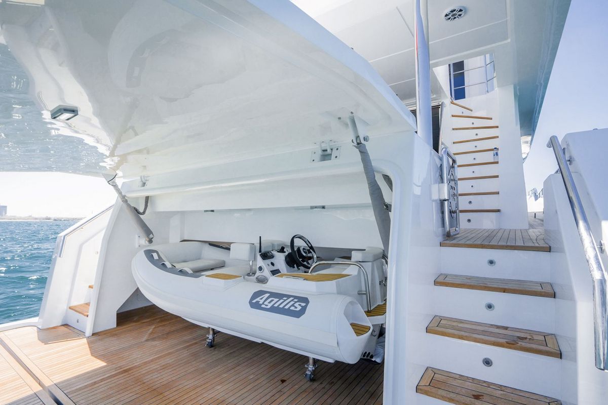 NOMAD 75 SUV, a 2027 Nomad Yachts 22.86m motor yacht for sale, tender garage