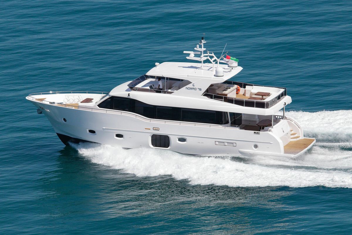 NOMAD 75, a 2027 Nomad Yachts 22.96m motor yacht for sale, running