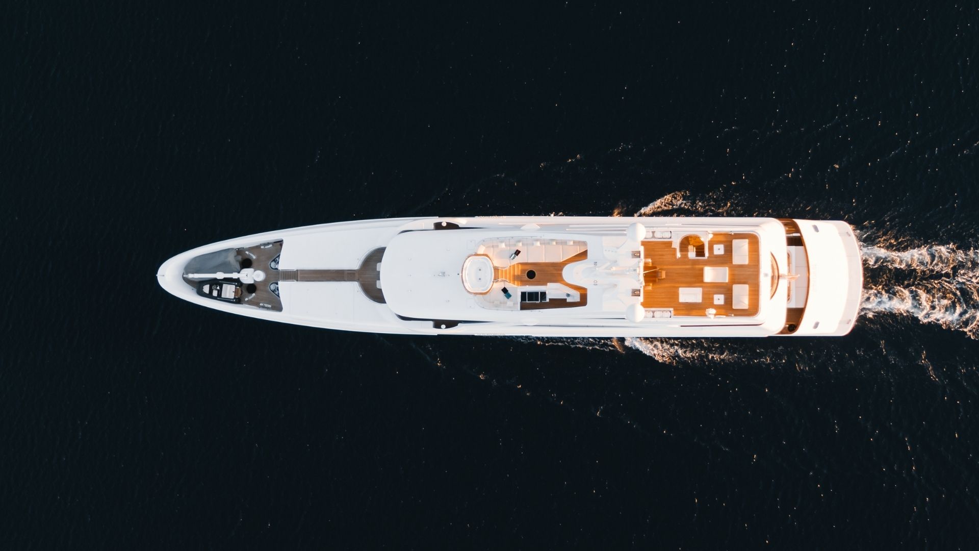 "O'MATHILDE", a 2018 Golden Yachts 56m motor yacht for charter, aerial