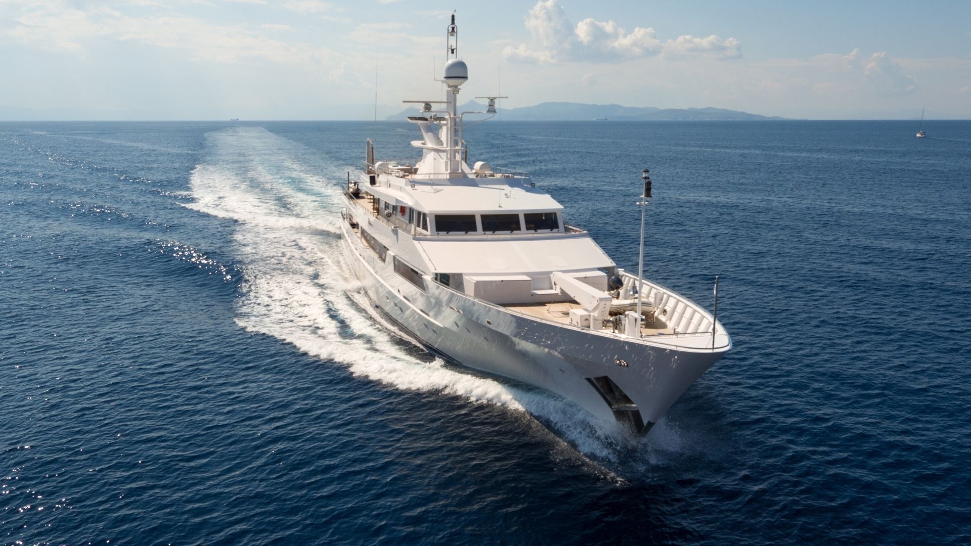 "O'NATALINA", a 1985 Picchiotti 56m motor yacht for charter, running
