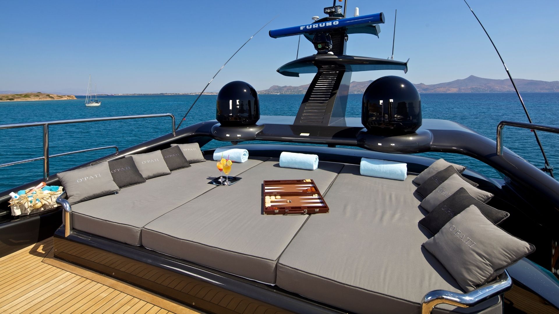 "O'PATI", a 2011 Golden Yachts 39.5m motor yacht for charter, flybridge